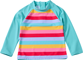 UV Shirt mit Streifen-Muster, bunt, Gr. 110/116 PUSBLU