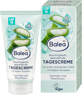 Хидратиращ дневен крем за лице Aloe Vera SPF 15 Balea
