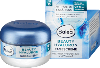 Crema giorno antirughe rimpolpante con SPF15 Balea