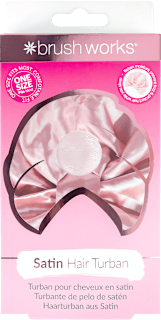 Turban din satin pentru păr  brush works