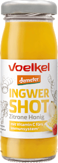 Ingverjev shot z limono in medom Voelkel