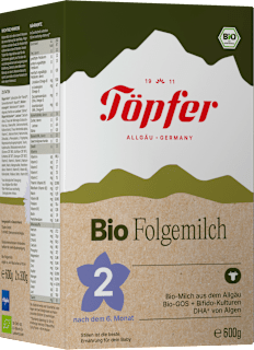 Folgemilch 2 nach dem 6. Monat Töpfer