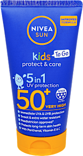 Naptej FF50+ gyermekeknek Protect & Care, kis kiszerelés NIVEA SUN