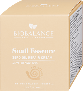 Olajmentes regeneráló krém Snail Essence hialuronsavval BIOBALANCE