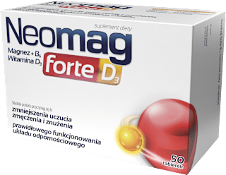 Suplement diety Neomag forte D3, tabletki Neomag