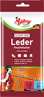 Möbelpflege Feuchttücher alle Glattleder Poliboy