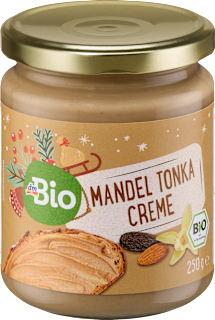 Crema spalmabile di mandorle Bio e fava Tonka Bio dmBio