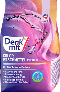 prací prášek na barevné prádlo Premium Denkmit