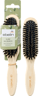 Haarbürste Holz Glanz, schmal ebelin