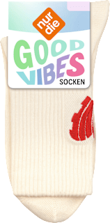 Socken Good Vibes Herz, Gr. 35-38 (2 Paar) nur die