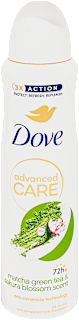 Deo spray, Advanced Care - Matcha Green Tea & Sakura Blossom Scent Dove