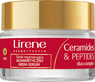 Silnie regenerujący biomimetyczny krem-serum 60+, na noc Lirene