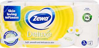 Toalettpapír Deluxe Camomile Comfort  8 tekercs 3 rétegű ZEWA