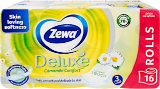 Toalettpapír Deluxe Camomile Comfort  16 tekercs 3 rétegű ZEWA