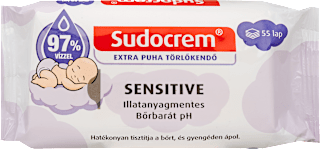 Nedves törlőkendő, Sensitive Sudocrem