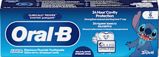 Detská zubná pasta Junior 6+ Stitch  Oral-B