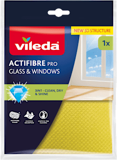 Utierka na sklo a okná Actifibre Pro Vileda