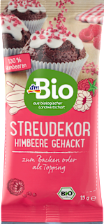 zdobení lyofilizované maliny dmBio