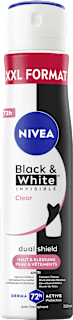 Antitranspirant Deospray Black & White Invisible Clear XXL  NIVEA