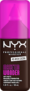 Foundation Make 'EM Wonder 45 Rich Cocoa, 30 ml