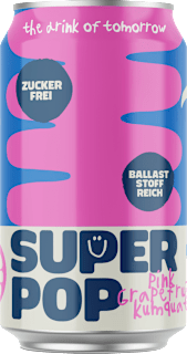 Erfrischungsgetränk, Super Pop Pink Grapefruit-Kumquat SUPER POP