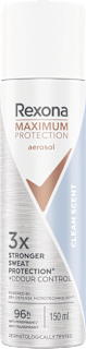 Antiperspirant v spreji Maximum Protection Clean Scent  Rexona