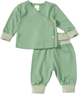 Set mit Wickelshirt & Hose Pro Climate, grün, Gr. 56 ALANA