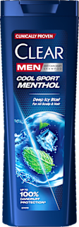 Šampon protiv peruti Cool Sport – menta CLEAR Men
