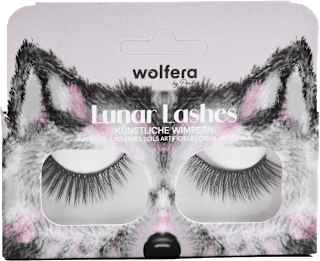 Künstliche Wimpern Lunar (1 Paar) wolfera by Paula