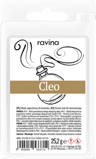 Sojowy wosk zapachowy do kominka Cleo  ravina