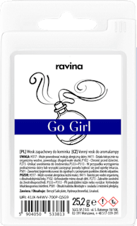 Go Girl sojowy wosk zapachowy do kominka ravina