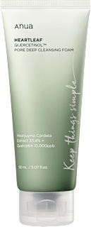 Schiuma detergente Heartleaf + BHA riduzione pori Anua