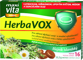 Herbal HerbaVOX pastilky s lišejníkem islandským maxi vita
