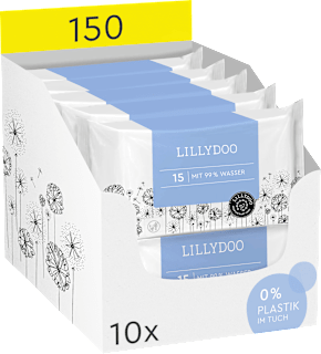 Feuchttücher 99 % Wasser (10x15 St) LILLYDOO