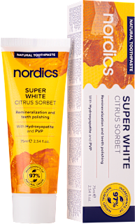Паста за зъби Super White Citrus Sorbet nordics