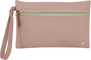Kosmetiktasche mit Henkel rosa manòu