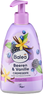 Sapone liquido al profumo di frutti di bosco e vaniglia Balea