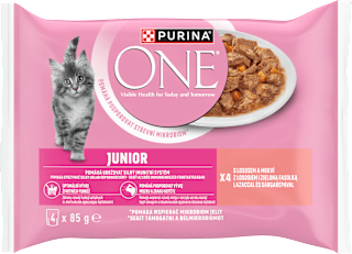 Junior kapsičky pro koťata losos ve šťávě 4x85g PURINA ONE