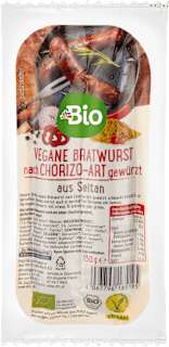 Wegańska przekąska grillowa à la chorizo z seitanu dmBio