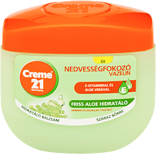 Nedvességfokozó vazelin E-vitaminnal és aloe verával Creme 21