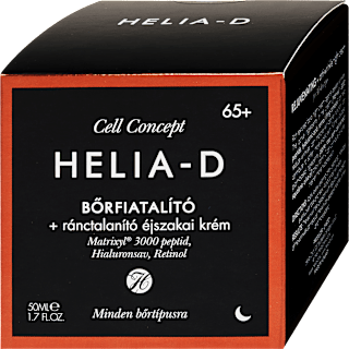 Bőrfiataliító + ránctalanító éjszakai krém Cell Concept 65+ HELIA-D