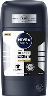 BLACK & WHITE INVISIBLE EPIX NIGHT dezodorans u stiku za muškarce NIVEA MEN