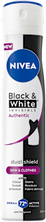Black & White INVISIBLE Authentic dezodorans u spreju NIVEA