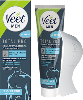Enthaarungscreme Men Total Pro sensible Haut Veet MEN