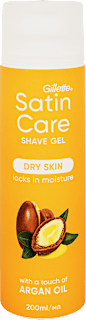 Női borotvazselé argánolajjal Dry Skin Satin Care