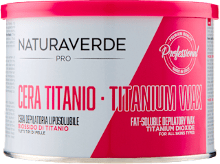 Pro lipotopen vosek s titanijevim dioksidom NATURAVERDE