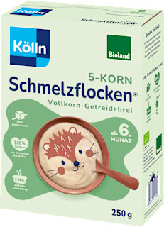 Getreidebrei 5-Korn Schmelzflocken ab dem 6. Monat Kölln