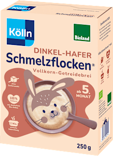 Getreidebrei Dinkel-Hafer Schmelzflocken ab dem 5. Monat Kölln