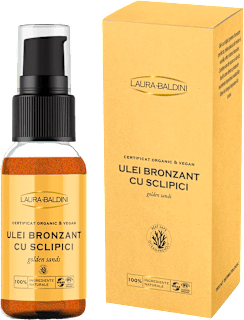 Ulei Bronzant cu Sclipici Golden Sands LAURA BALDINI
