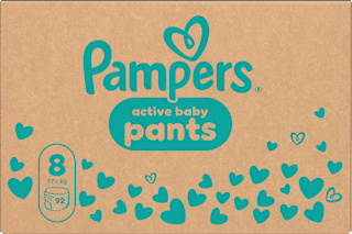 Pelene gaćice active baby mjesečno pakiranje, vel. 8 (17+ kg) Pampers Premium Care